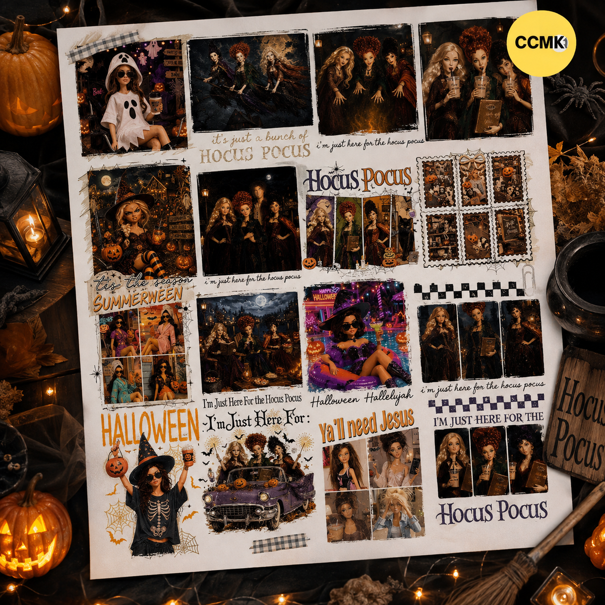 Hocus Pocus Halloween Bundle PNG | SvgBundleHub