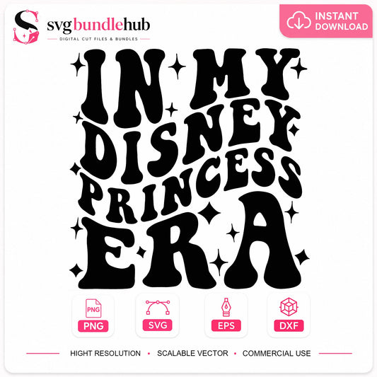 In My Disney Princess Era SVG, Disney SVG PNG, Princess Era PNG