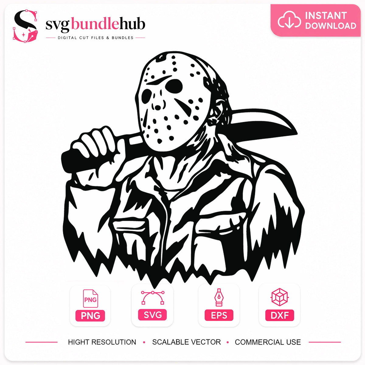 Jason Voorhees Friday The 13th SVG