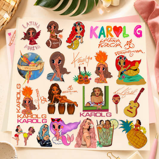 Karol G Latina Foreva PNG bundle | SvgBundleHub