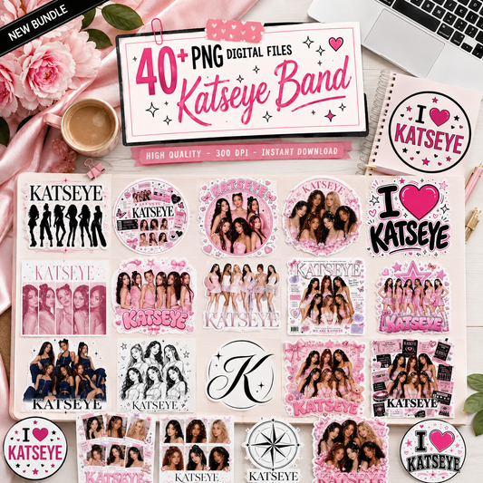 Katseye Band 40+ PNG Bundle | SvgBundleHub