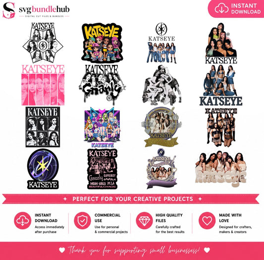 Katseye Gnarly Kpop Girl Group PNG | SvgBundleHub