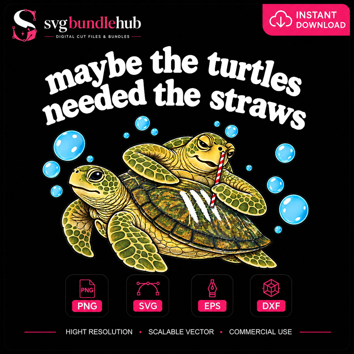Maybe The Turtles Needed The Straws Funny Sea PNG