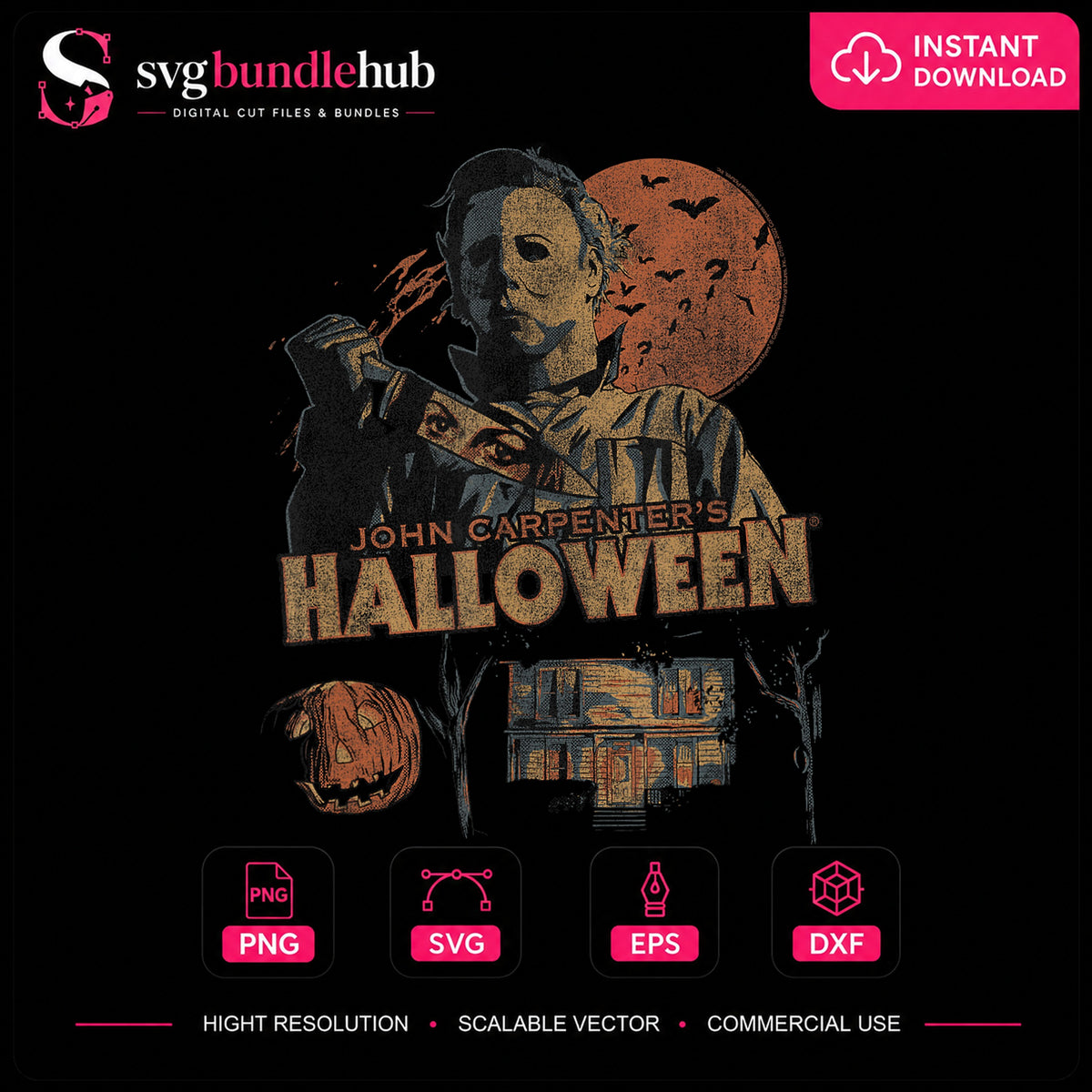 Michael Myers John Carpenter Halloween Horror Movie PNG