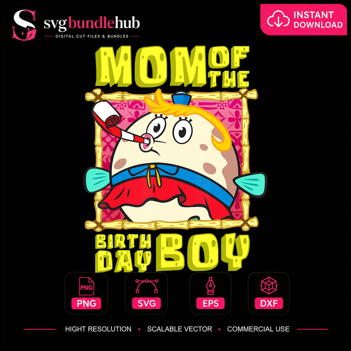 Mrs Puff Mom Of The Birthday Boy Spongebob PNG