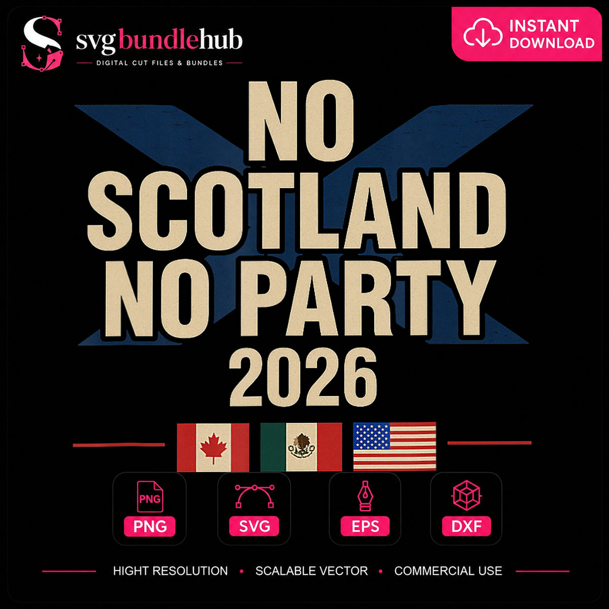 No Scotland No Party 2026 FIFA World Cup PNG