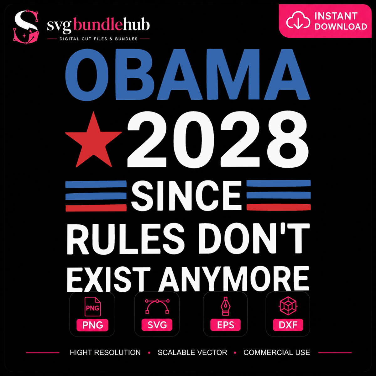 Obama 2028 Political SVG