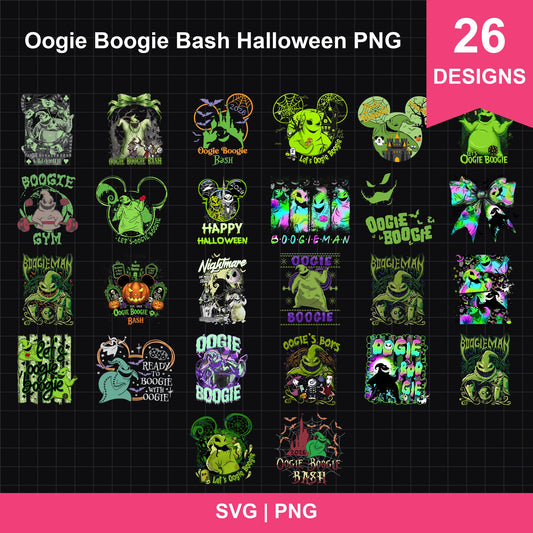 Oogie Boogie Bash Halloween PNG | SvgBundleHub