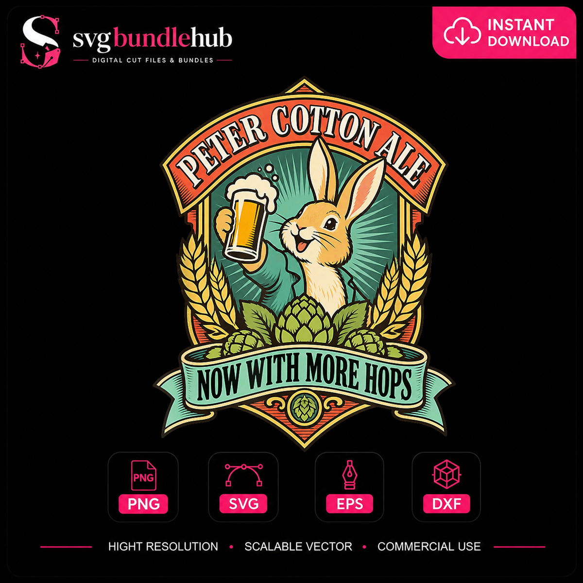 Peter Cotton Ale Now With More Hops Easter Beer PNG