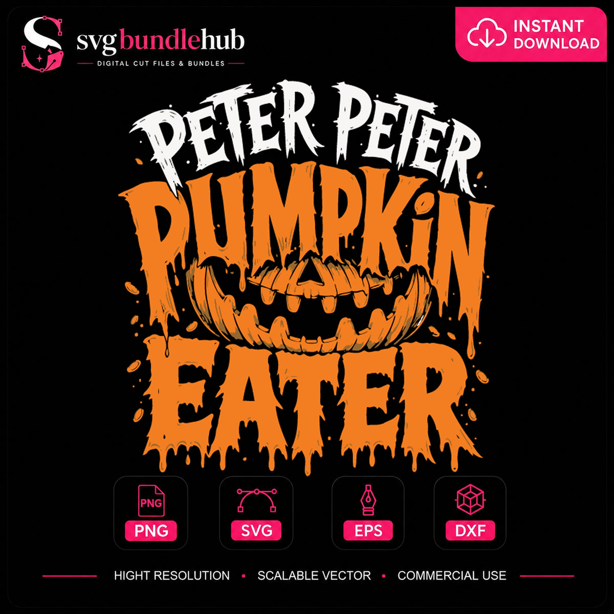 Peter Peter Pumpkin Eater PNG, Halloween Jack-O-Lantern Tee