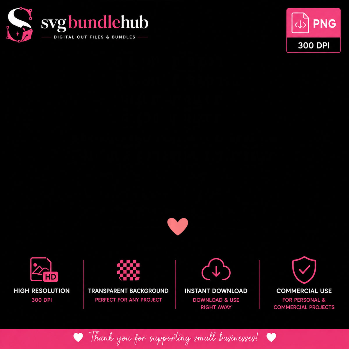 Pink Heart Minimalist Clipart, Simple Love Symbol Dark Background