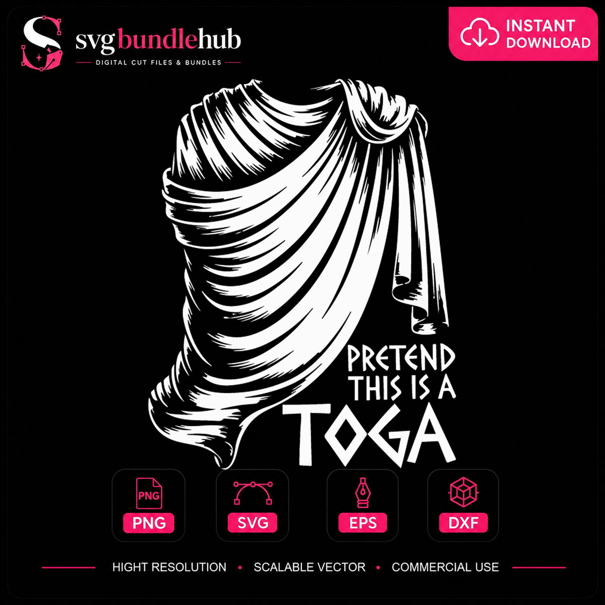 Pretend This Is A Toga SVG, Funny Halloween Costume
