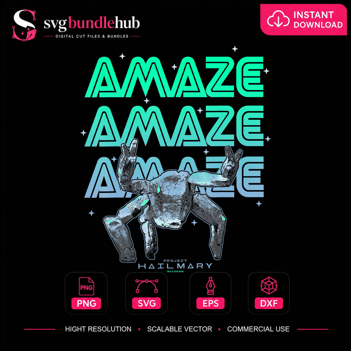 Project Hail Mary Rocky Amaze Alien Spider Graphic PNG