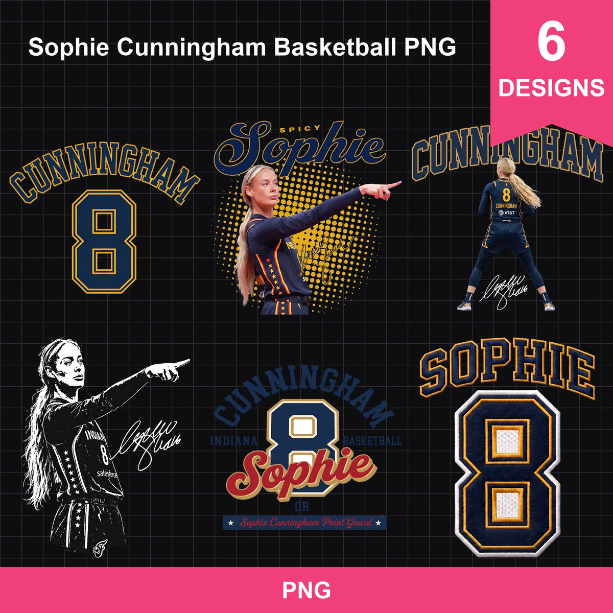 Sophie Cunningham Basketball PNG | SvgBundleHub
