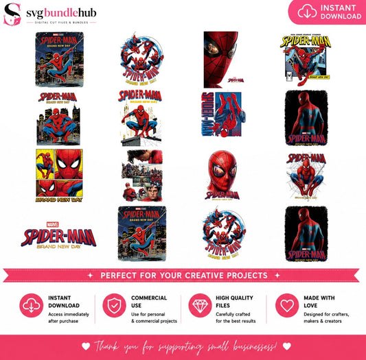 Spider-Man Brand New Day Bundle PNG | SvgBundleHub