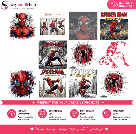 Spider-Man Brand New Day Marvel PNG Clipart | SvgBundleHub