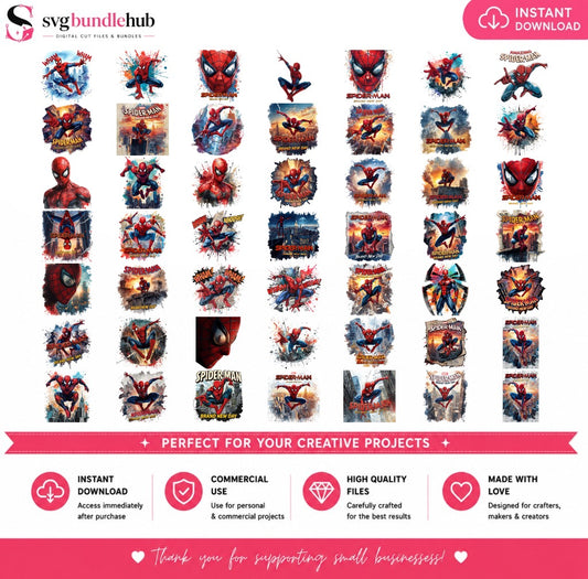 Spider-Man Bundle PNG | SvgBundleHub