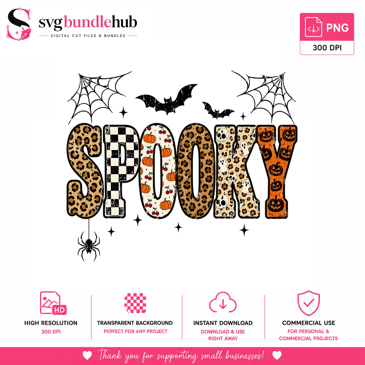 Spooky Leopard Halloween PNG | SvgBundleHub
