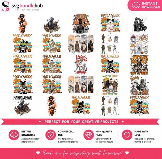 Star Wars Halloween Sith or Treat Bundle PNG | SvgBundleHub