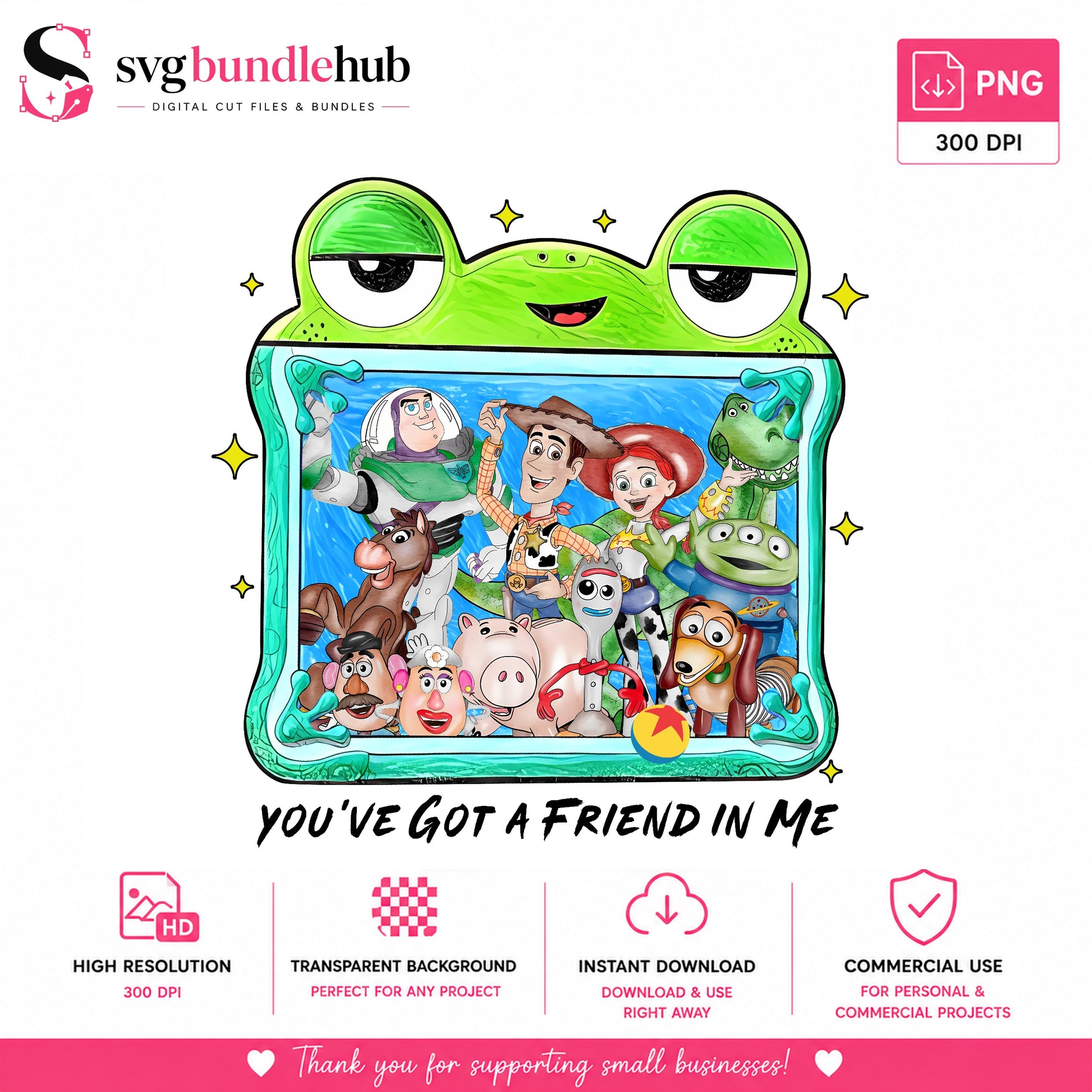 Toy Story Characters Frog Frame PNG, Woody Buzz PNG, Disney PNG
