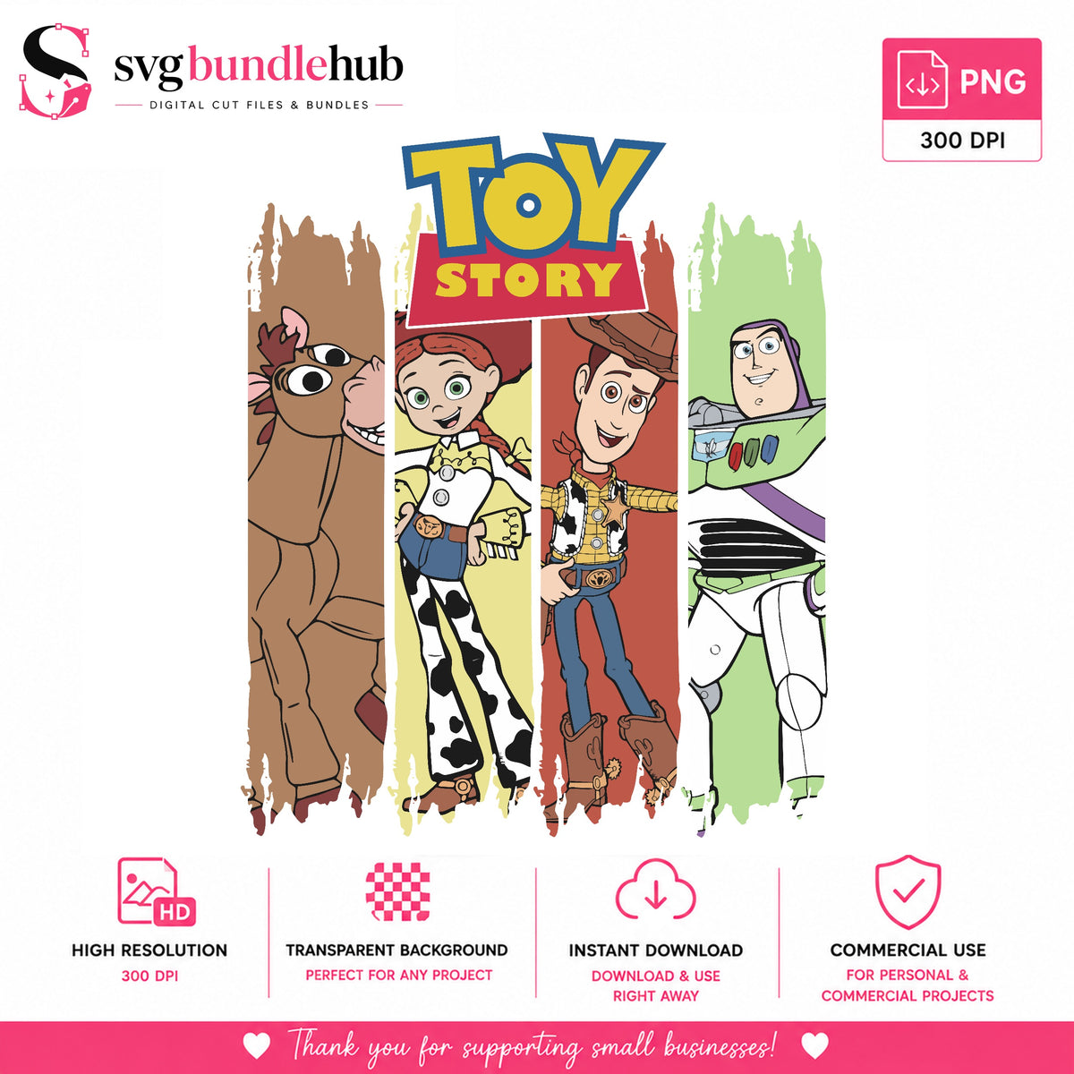 Toy Story Characters Panel PNG | SvgBundleHub