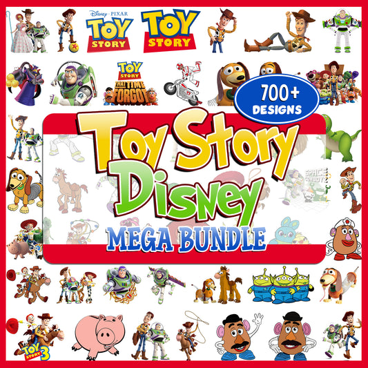 Toy Story Disney Mega Bundle PNG | SvgBundleHub