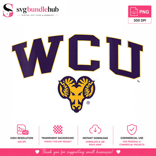 WCU Catamounts Arch Logo PNG, Western Carolina University, College PNG