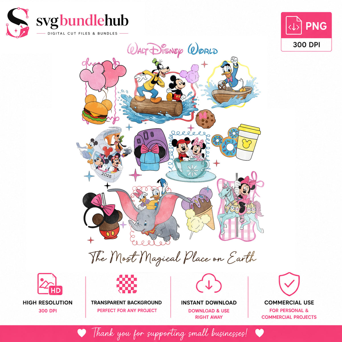 Walt Disney World Magic PNG | SvgBundleHub