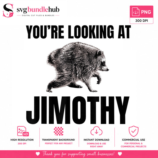 You're Looking At Jimothy Raccoon PNG, Funny Raccoon PNG, Meme PNG