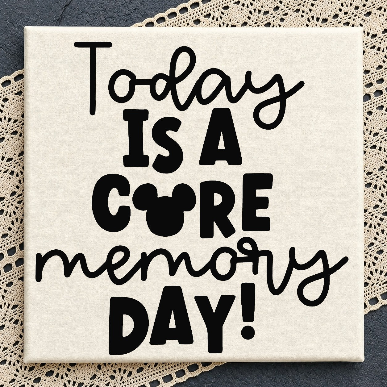 Today Is A Core Memory Day SVG, Disney SVG, Mickey SVG PNG