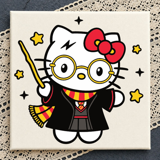 Hello Kitty Harry Potter Wizard Costume Cricut File SVG