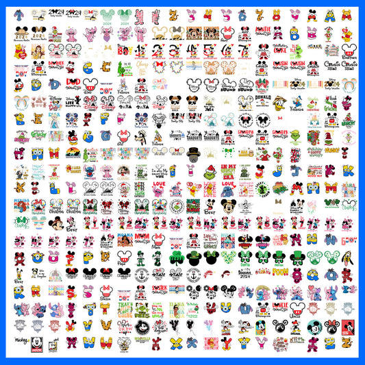 Disney 2025 Mega Bundle SVG PNG | SvgBundleHub