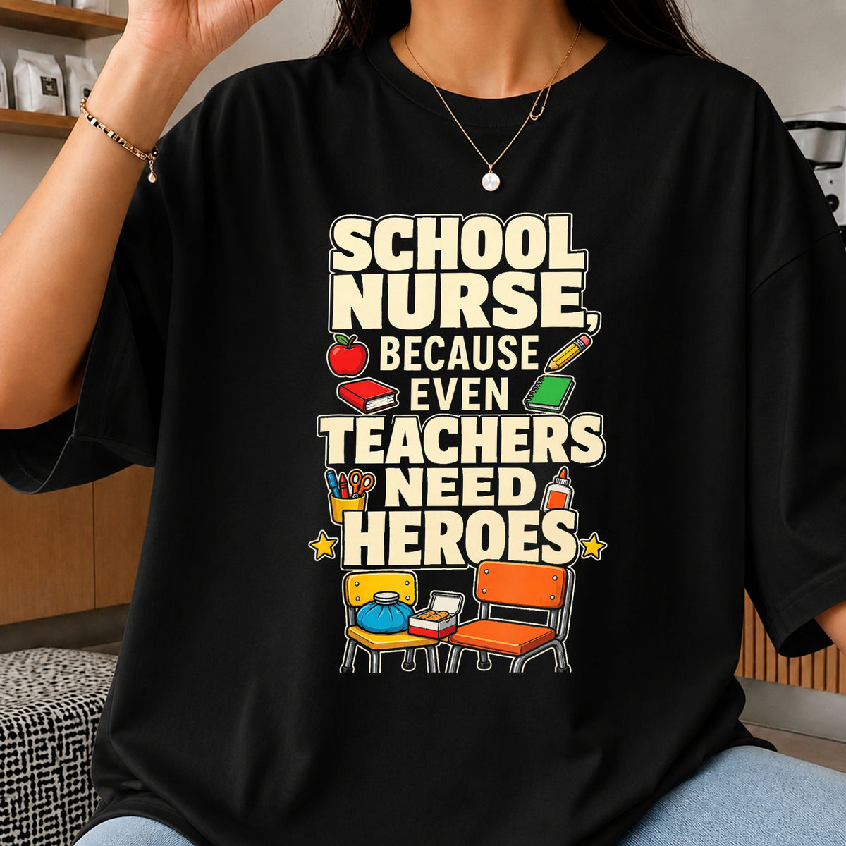 School Nurse Because Even Teachers Need Heroes PNG