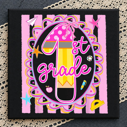 1st Grade PNG Sublimation, Back To School PNG, First Grade PNG