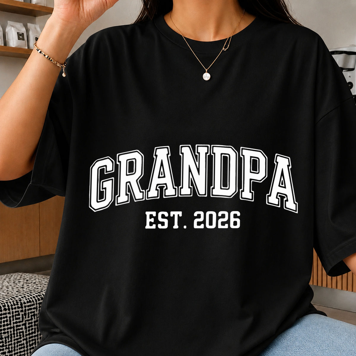 Grandpa Est 2026 SVG, New Grandpa Cricut Cut File
