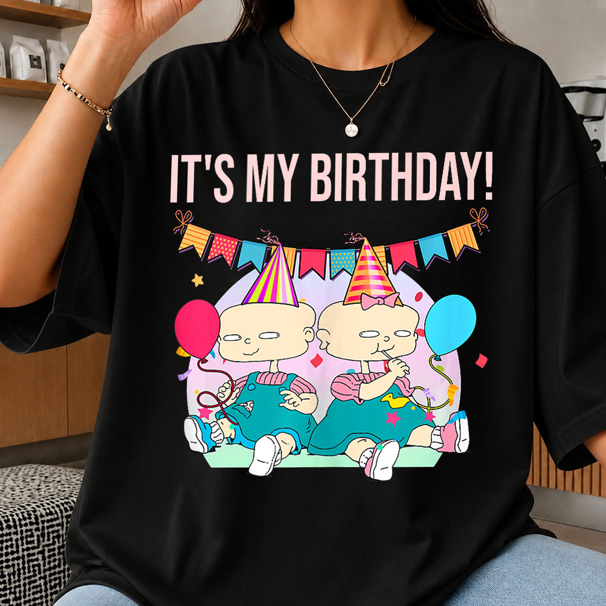 Phil DeVille Lil Birthday Party Rugrats Twins Clipart PNG