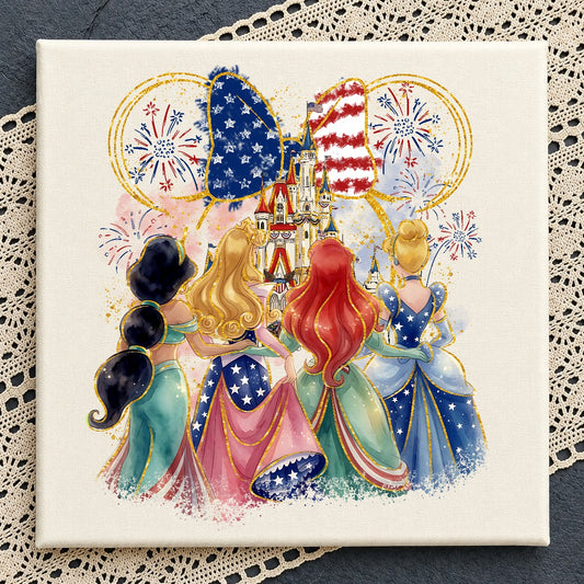 4th of July Princess Castle PNG | SvgBundleHub