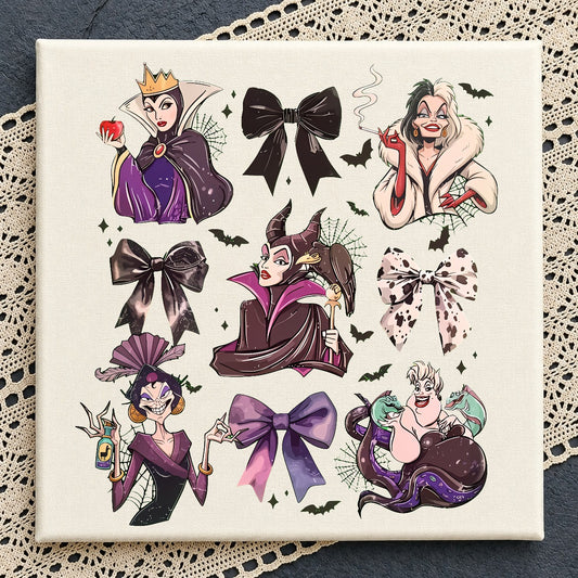 Villain Bows Collage PNG | SvgBundleHub