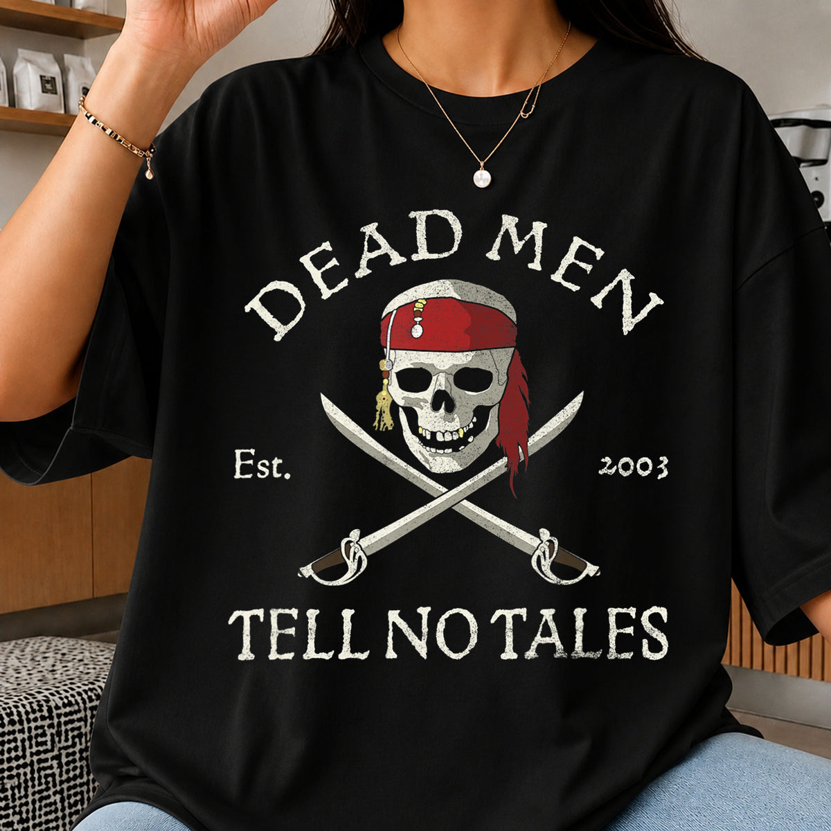 Dead Men Tell No Tales Pirate Skull Crossbones PNG