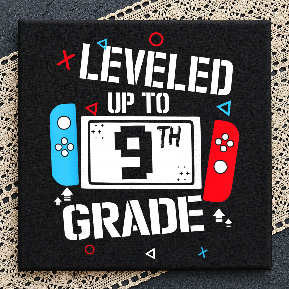 Leveled Up To 9th Grade PNG, Back To School PNG, Gamer PNG