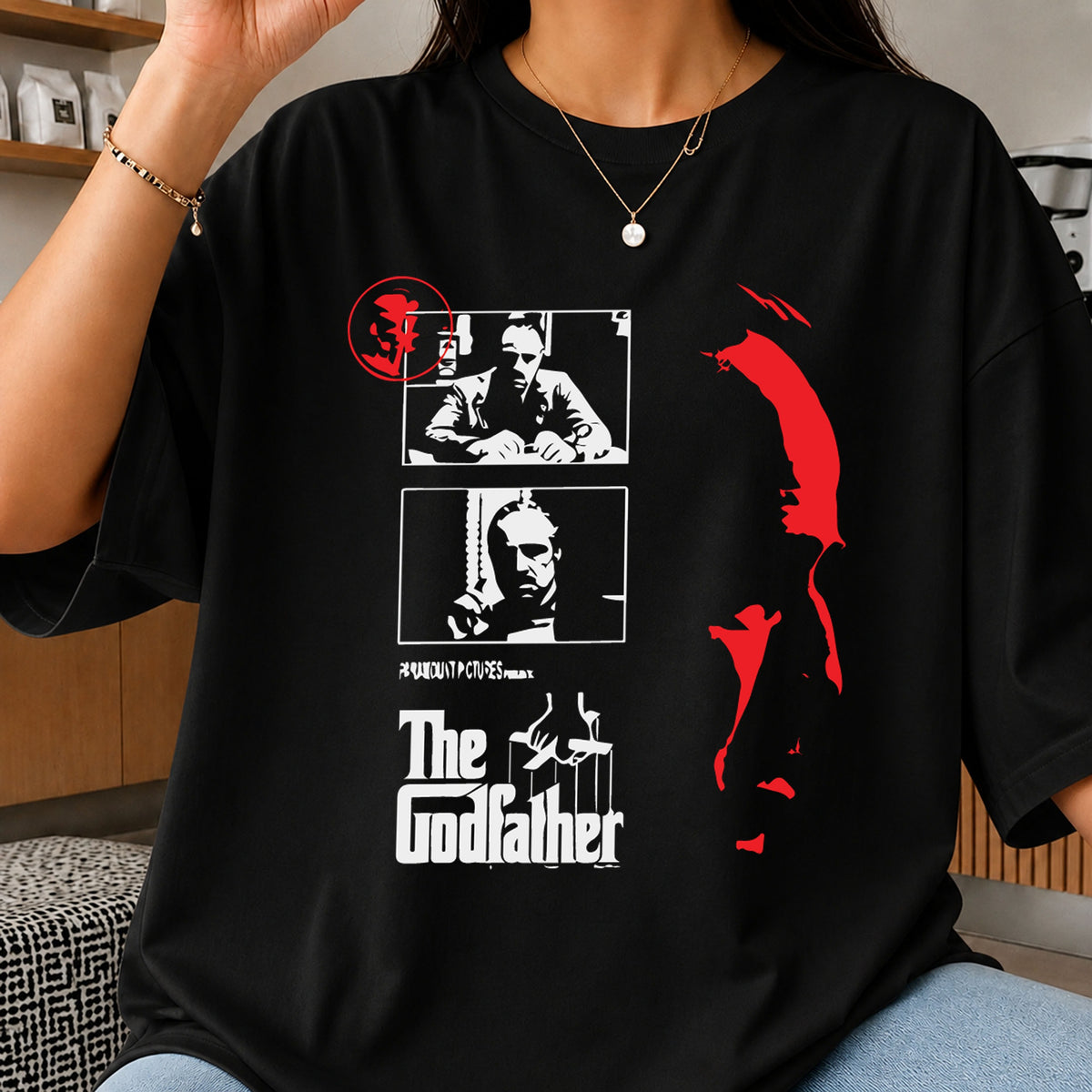 The Godfather Movie Classic Poster Silhouette PNG