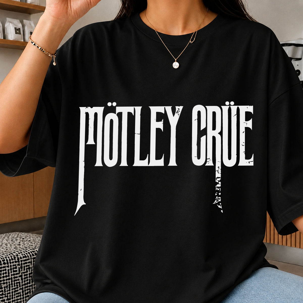 Mötley Crüe Distressed Logo Rock Band Text PNG