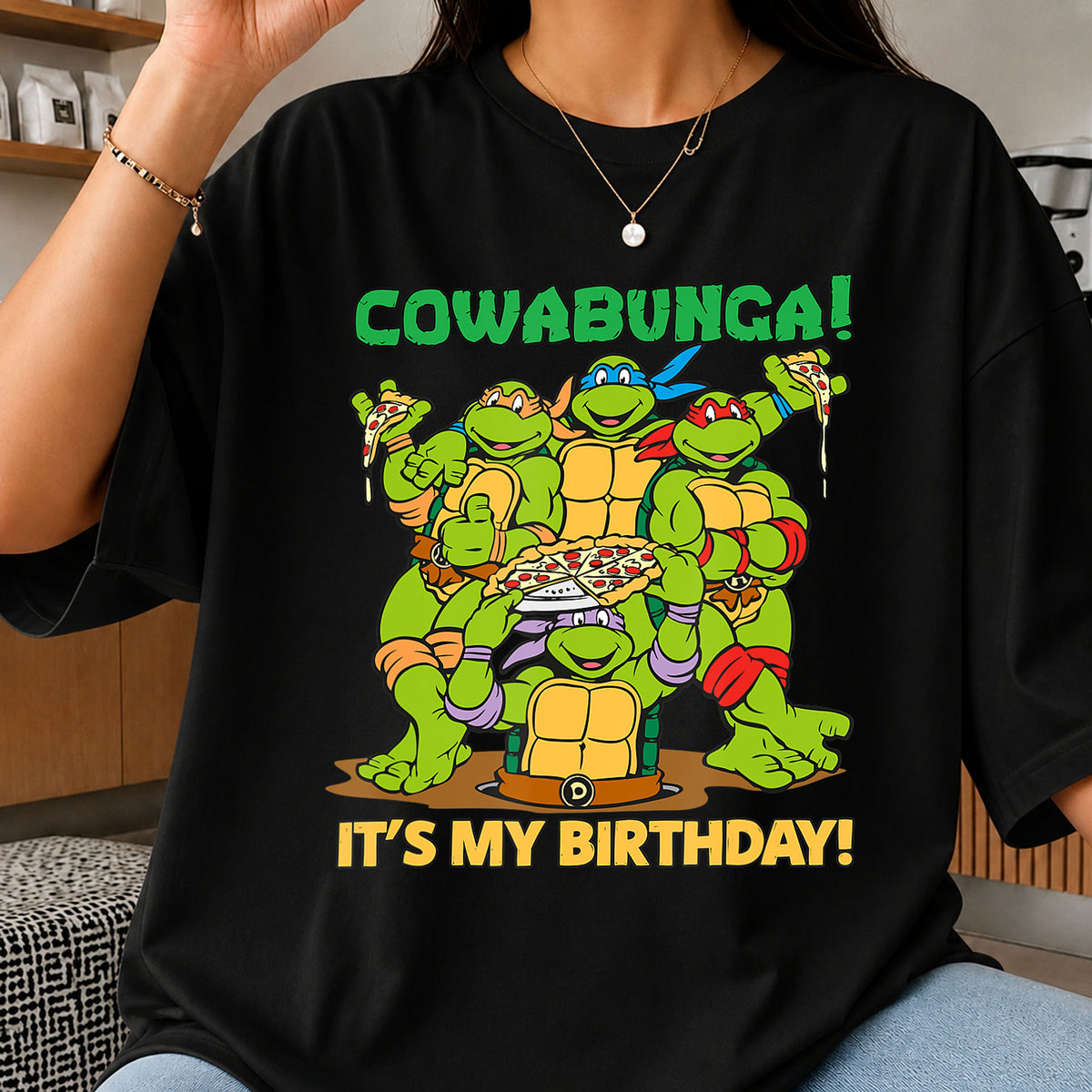 Teenage Mutant Ninja Turtles Cowabunga It's My Birthday PNG
