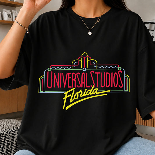 Universal Studios Florida SVG, Theme Park Neon Cricut Cut
