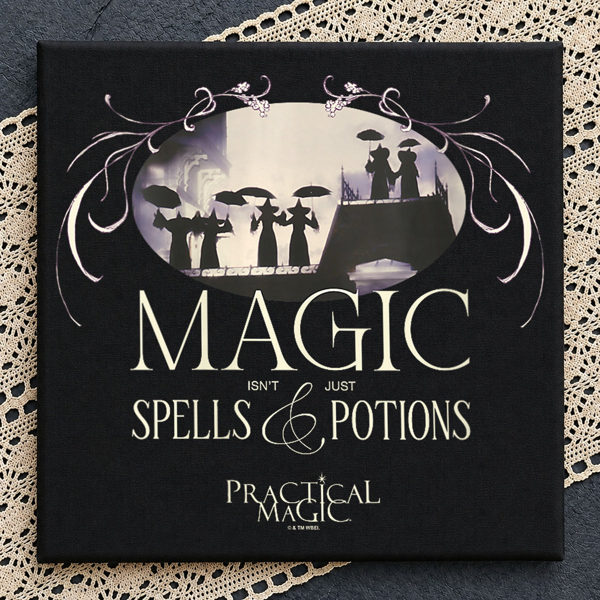 Practical Magic Spells And Potions Quote, Witches Oval Dark Scene