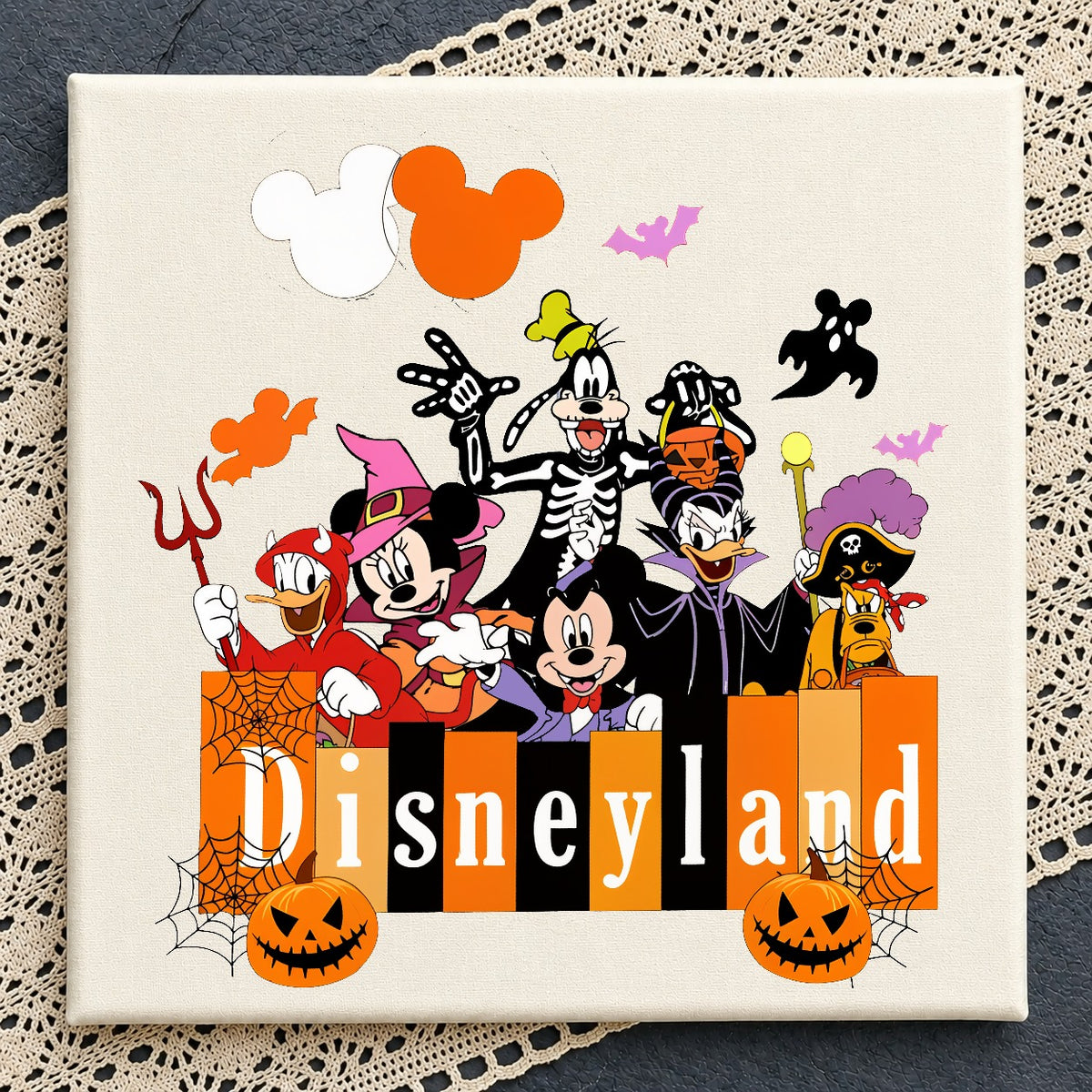 Disneyland Halloween Characters PNG, Spooky | SvgBundleHub