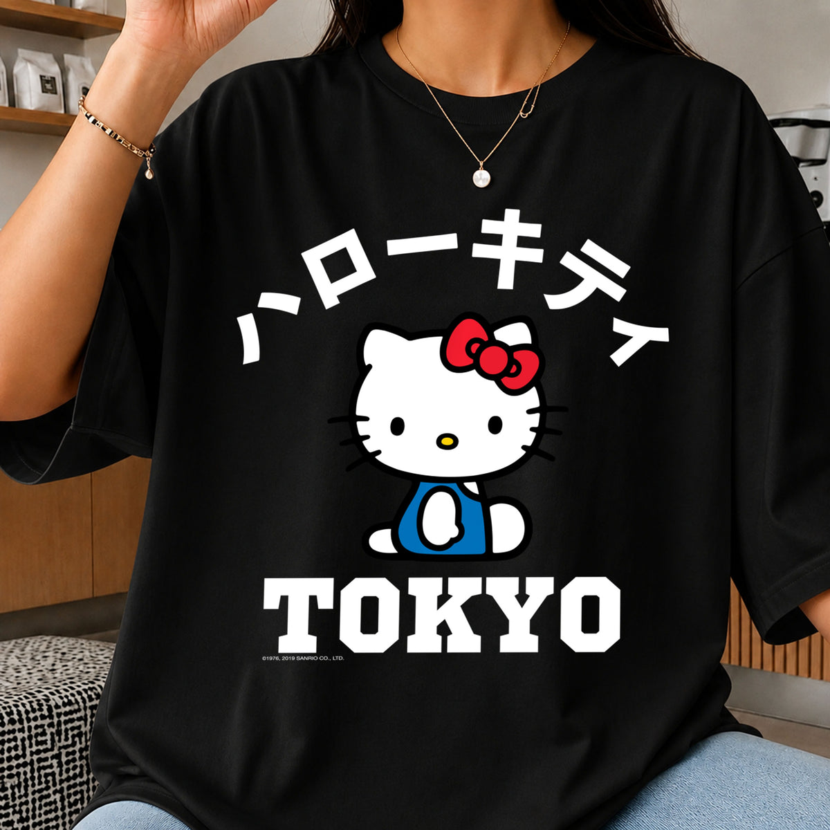 Hello Kitty Tokyo Katakana Japanese Street Style PNG