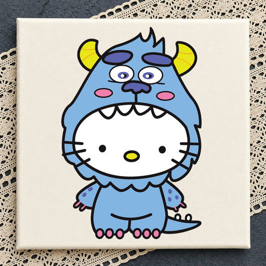Hello Kitty Sulley Monster Costume Cricut Cut File SVG