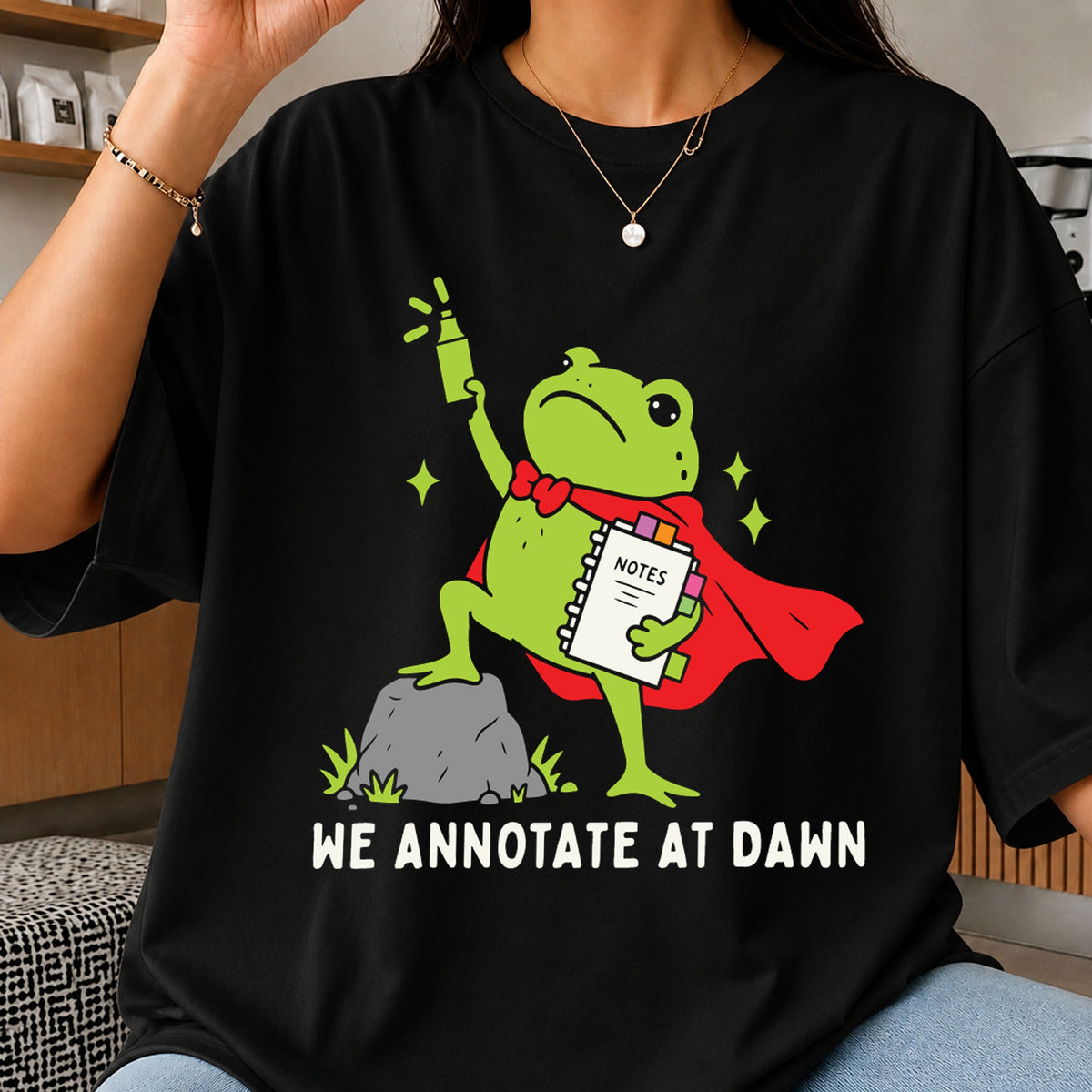 We Annotate At Dawn Frog SVG, Funny Teacher Cricut