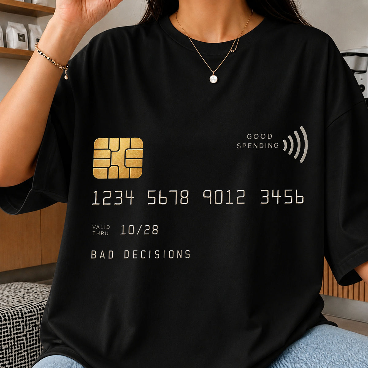 Bad Decisions Credit Card Funny Quote Humor PNG